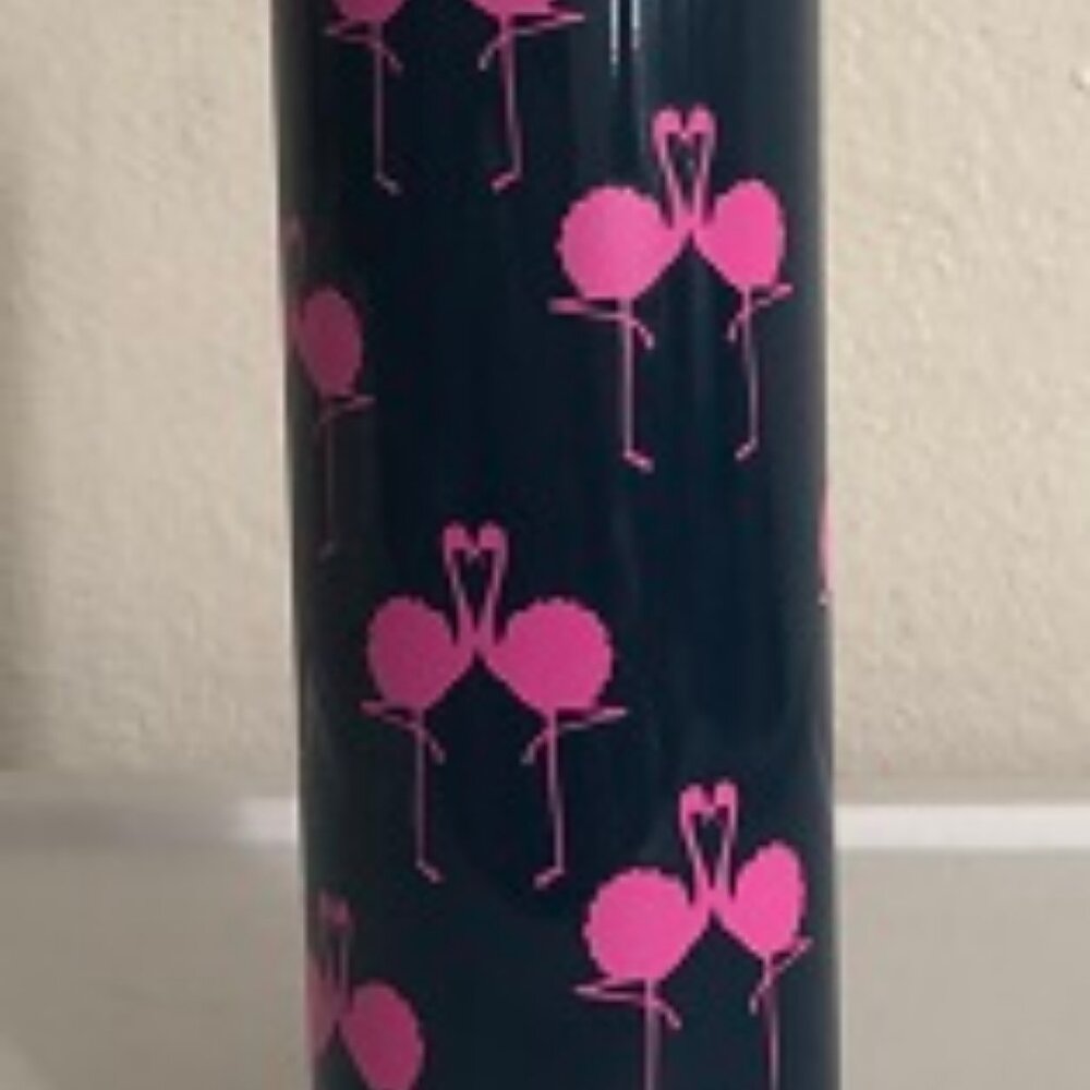 Lilly Pulitzer Travel Mug, Flamingo  18 ounces  (2.75" diameter, 8.5" high ) NEW - Picture 5 of 13
